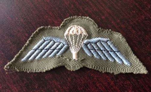 RHODESIAN PARATROOPER  WING FIELD UNIFORM 1960'S-1980-ORIGINAL