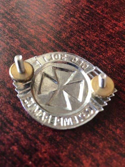 SA DAN PIENAAR CAP BADGE- 2X  SCREW LUGS