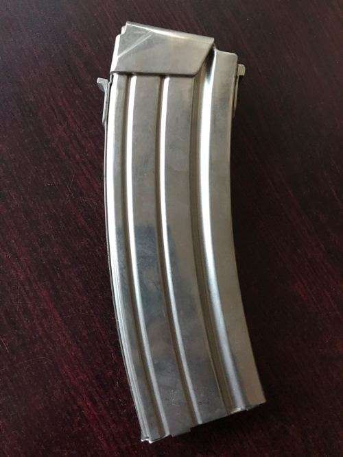 R4 CEREMONIAL ,CHROMED 30 ROUND MAGAZINE-WORKING AND IN GOOD CONDITION
