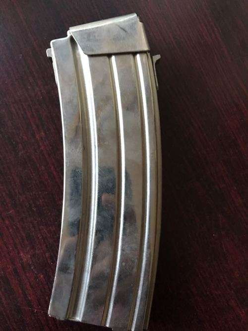 R4 CEREMONIAL ,CHROMED 30 ROUND MAGAZINE-WORKING AND IN GOOD CONDITION