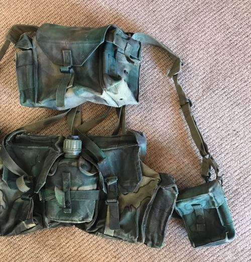 32 BATTALION CAMO SKELETON KIT-COMPLETE CONDITION