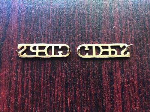 SA PRISON SERVICE TITLE PAIR-PINS INTACT