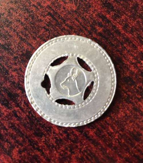 UNKNOWN ALUMINIUM E. ACKERMANN TOKEN-DIAMETER 34 MM