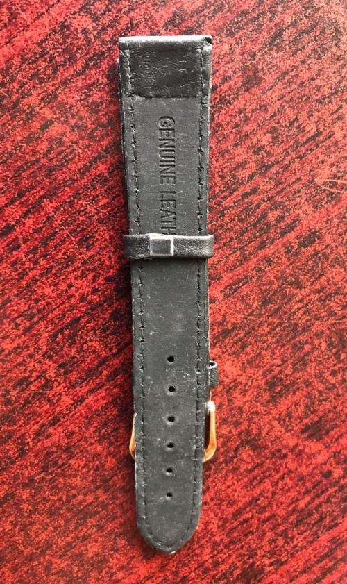 18 MM GENUINE LEATHER WATCH BAND-EXTENDED LENGTH 200MM