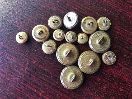 MIXED AIR FORCE BUTTONS-SOLD TOGETHER-15 IN TOTAL