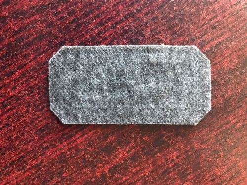 SA ARMY MUSKETRY QUALIFICATION BADGE-EMBROIDERED WITH BROWN MERROWED BORDER-ORIGINAL