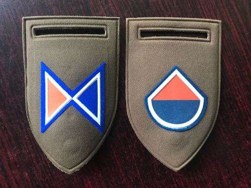 SA TACTICAL FLASHES FOR ARMOUR -PINS INTACT