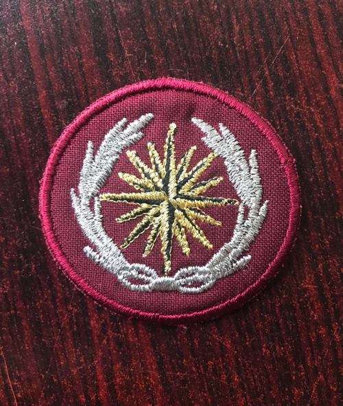 SA SPECIAL FORCES BERET BADGE-EMBROIDERED