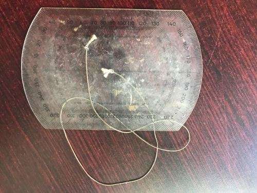 ORIGINAL RECCE OPERATORS PROTACTOR FOR READING MAPS-STILL WITH TWINE TO BE ATTACHED TO THE WEBBING S