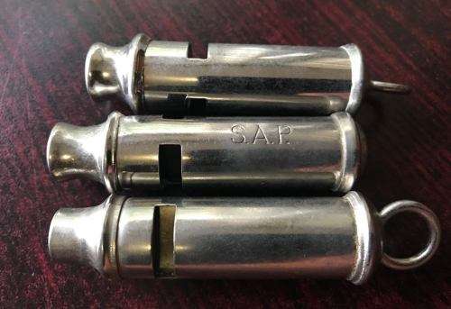 3X WHISTLES -SOLD TOGETHER