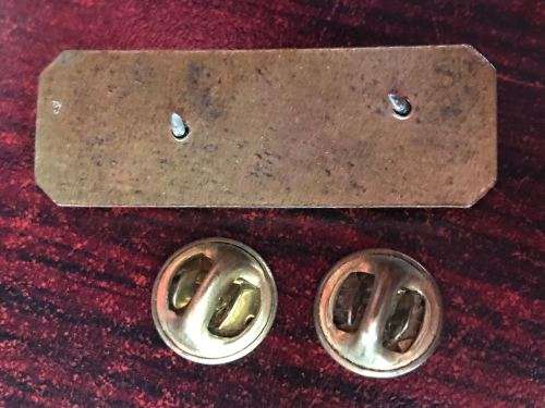 RECCE,GUARANTEED ORIGINAL SNIPER QUALIFICATION BADGE-2 PIECE,CHROMED METAL ON ENAMELLED  METAL BACKI