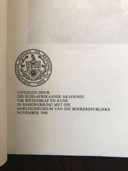 BOER WAR -CHRISTIAAN DE WET ANNALE NR 8-1ST EDITION PUBLISHED NOV 1990-SOFT COVER -153 PAGES-ILLUSTR