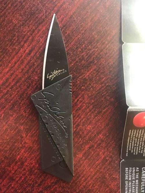 CARDSHARP CREDIT CARD FOLDING SAFETY KNIFE