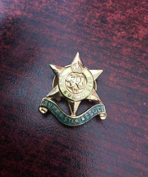 WW2 BURMA STAR ASSOCIATION LAPEL BADGE