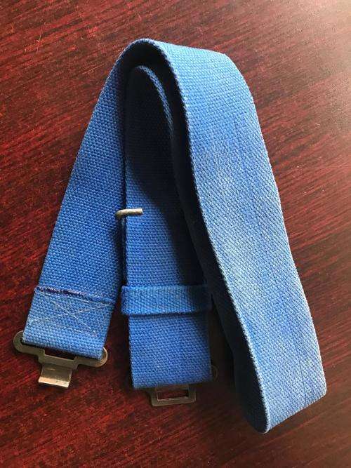 This is a  Police - Special Constable" webbelt. Issued pre 1991-COMPLETE- 100CM LONG