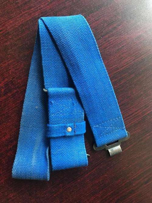 This is a  Police - Special Constable" webbelt. Issued pre 1991-COMPLETE- 100CM LONG