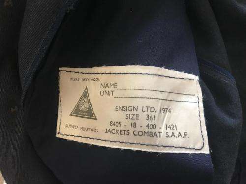 ORIGINAL PURE NEW WOOL BUNNY JACKET & TROUSERS-LABELLED & DATED 1974-SIZE  MEDIUM-MEASURES 50 CM ARM
