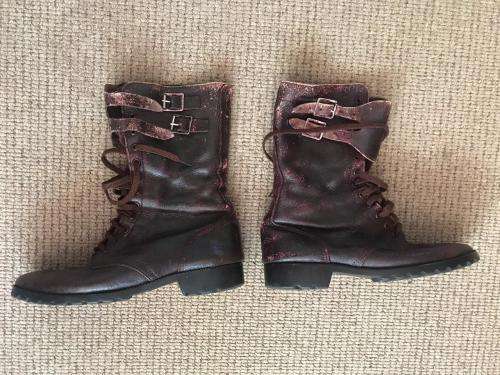 RHODESIAN BOOTS-SIZE 9-11-WITH ORIGINAL SOLES-USED BUT GOOD CONDITION