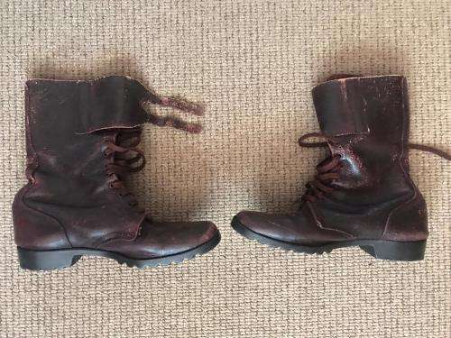 RHODESIAN BOOTS-SIZE 9-11-WITH ORIGINAL SOLES-USED BUT GOOD CONDITION