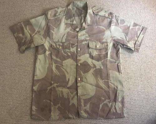 AWB CAMO SHORT SLEEVE SHIRT-SIZE LARGE-MEASURES 60 CM ARMPIT TO ARMPIT