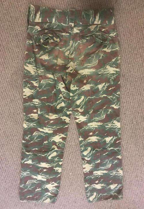ORIGINAL KOEVOET CAMO TROUSERS-SIZE 32-PIPE LENGTH 70 CM-USED BUT GOOD CONDITION
