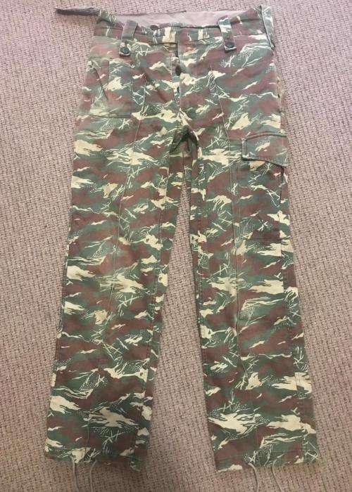 ORIGINAL KOEVOET CAMO TROUSERS-SIZE 32-PIPE LENGTH 70 CM-USED BUT GOOD CONDITION