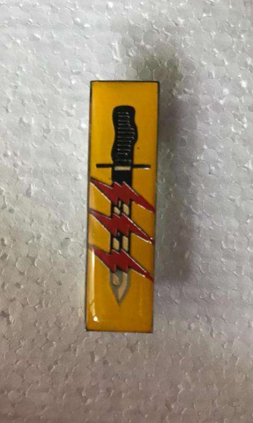 61 MECHANIZED BATTALION GROUP OPERATIONS PARTICIPATION BADGE-BLACK HANDLE VARIATION- 2 PINS-ORIGINAL