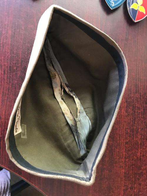 NUTRIA SADF PERIOD WOMANS PEAKED CAP- GOOD CONDITION