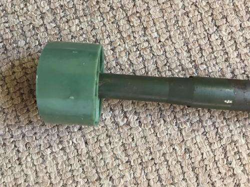 BULGARIAN AK 47 RIFLE GRENADE, ANTI PERSONNEL BORDER WAR PERIOD-INERT/DISPLAY-SCARCE-TOTAL LENGTH 2