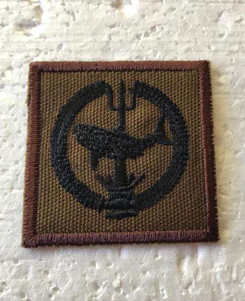 RECCE ATTACK DIVER QUALIFICATION BREAST BADGE- EMBROIDERED- ORIGINAL