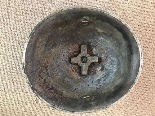 WW2 BRITISH MARK IV TURTLE SHELL COMBAT HELMET