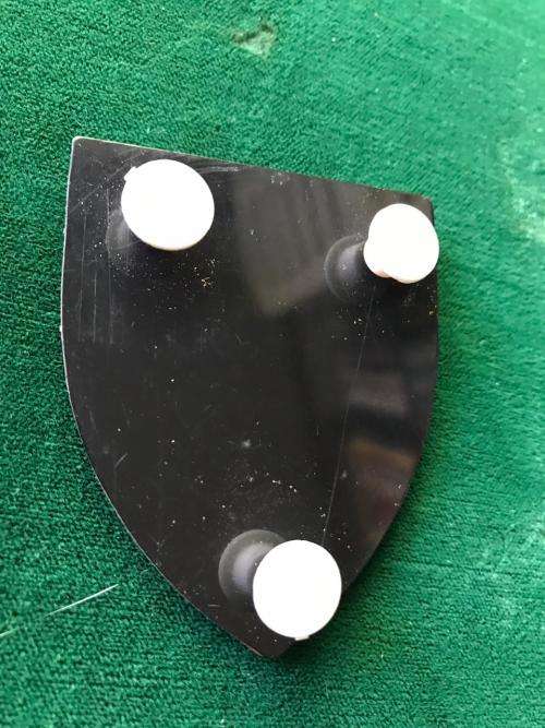 5 SA INFANTRY SHOULDER FLASH- ORIGINAL- 3 PINS- VERY GOOD CONDITION