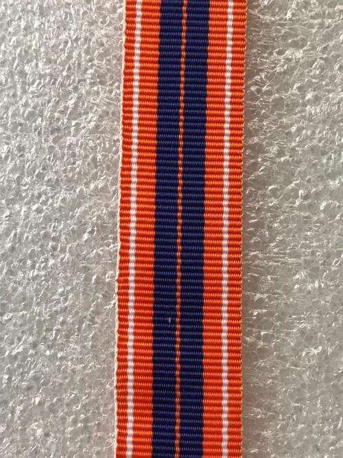 MINIATURE PRO PATRIA MEDAL RIBBON-SOLD IN 15 CM LENGTH PIECES