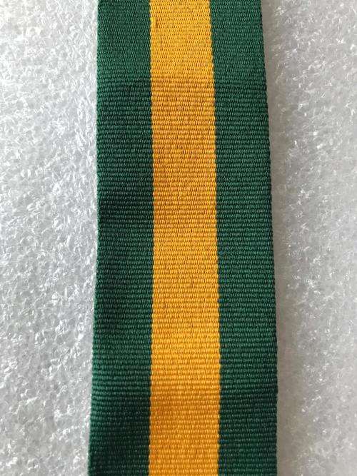 COMMANDO CLOSING DOWN FULL SIZE MEDAL RIBBON-SOLD IN LENGTHS OF 15CM