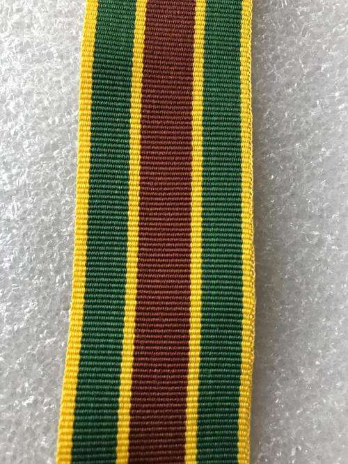 VENDA POLICE FULL SIZE MEDAL RIBBON-SOLD IN LENGTHS OF 15 CM
