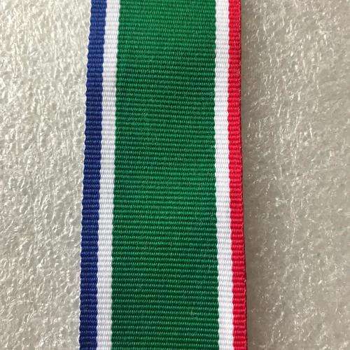 NEW SANDF 12,20,30 AND 40 YEAR-FULL SIZE SERVICE MEDAL RIBBON-SOLD IN 15CM LENGTHS