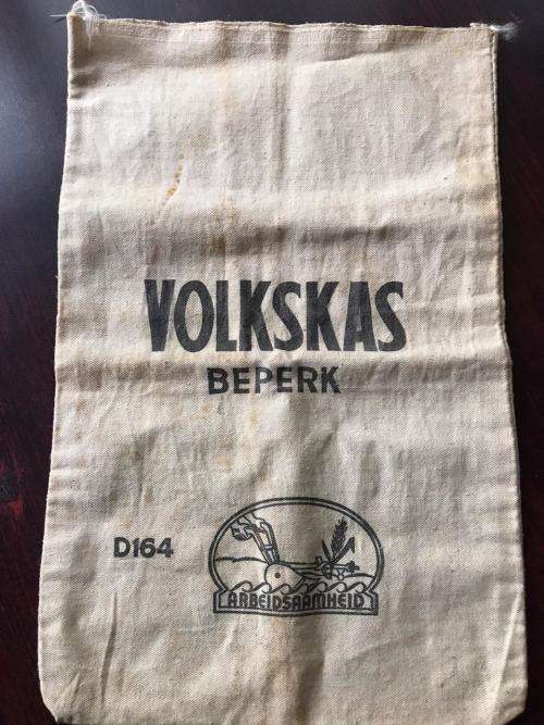 VINTAGE VOLKSKAS BANK BAG