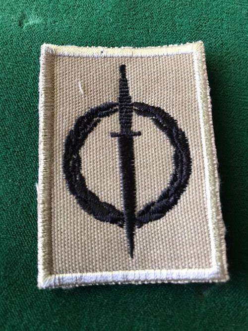 ORIGINAL SPECIAL FORCES EMBROIDERED OPERATION BADGE