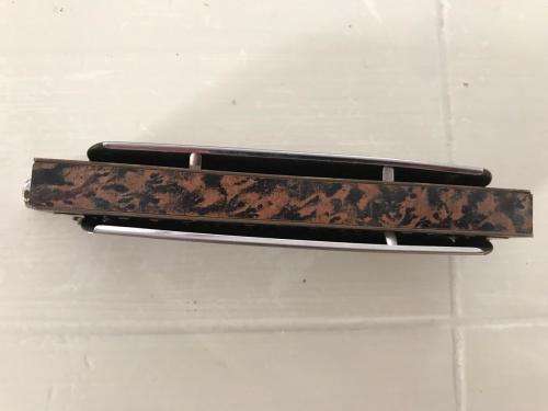 ORIGINAL 12 HOLE SUPER CHROMONICA HOHNER HARMONICA WITH CASE STILL IN VERY GOOD CONDITION