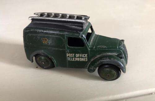 DINKY TOYS 261 TELEPHONE SERVICE VAN MODERN ENGLAND BY MECCANO LTD-ORIGINAL PAINT