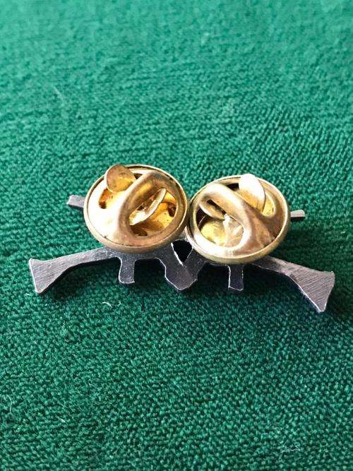 SWA 1ST CLASS SHOTTIST BREAST BADGE- APPROVED 1985-2 PINS