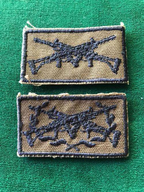 SWA MARKSMAN & SNIPER BADGES-SOLD TOGETHER