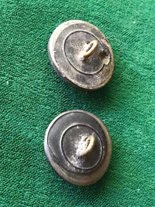 WITWATERSRAND RIFLES BLACK COMPOSITION TUNIC BUTTON