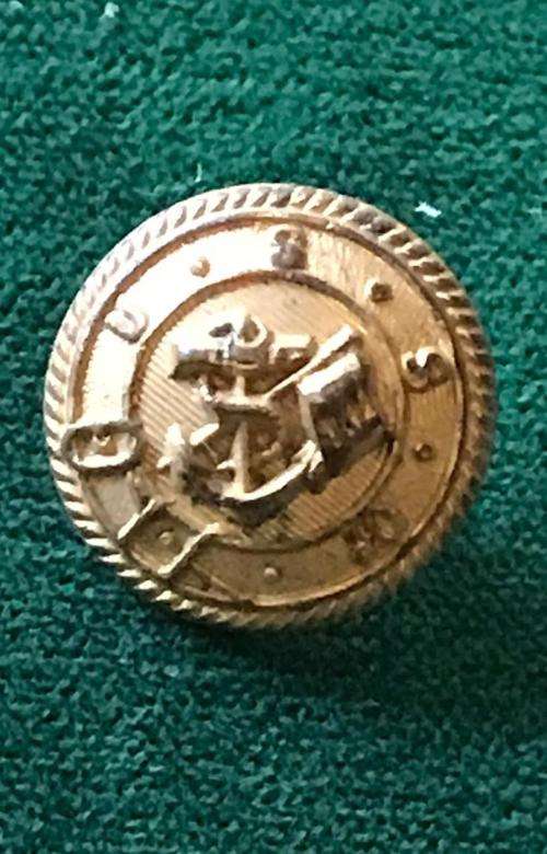US STEAMSHIP, GILT OFFICERS BUTTON