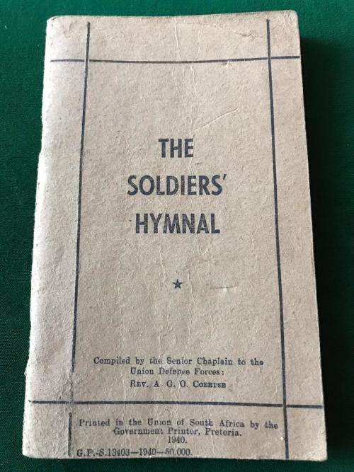 THE SOLDIERS HYMNAL-ORIGINAL 1940-62 PAGES-AFRIKAANS + ENGLISH