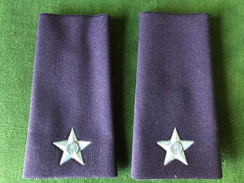 SAAF RANK BOARD PAIR FOR 2ND LIEUTENANT