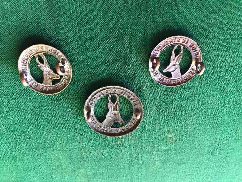 GENERAL SERVICE CORPS CAP & COLLARS-WORN 1940'S- LUGS INTACT