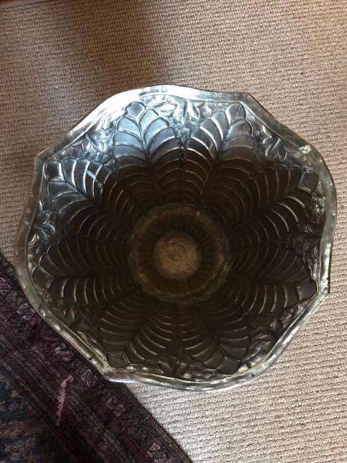 LARGE DECORATIVE BOWL-HEIGHT 37CM-DIAMETER TOP 33,5CM-BOTTOM 17,5CM