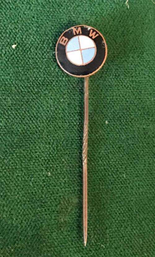 VINTAGE ENAMEL BMW STICK PIN