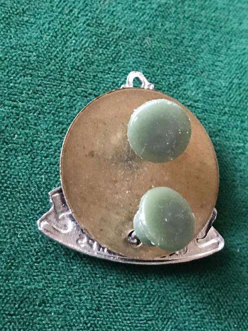 CADET CORPS,CHROMED BERET BADGE-WORN FROM THE LATTER 1980'S- 2 PINS